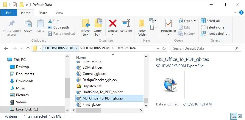 SOLIDWORKS PDM Professional Existing Vaults