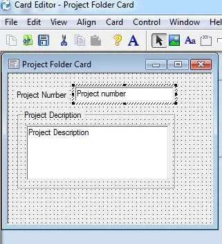 SOLIDWORKS PDM Project Folder Card