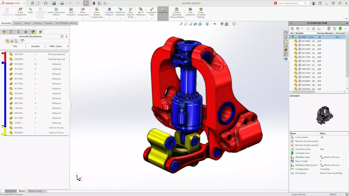 SOLIDWORKS PDM Release Visualization