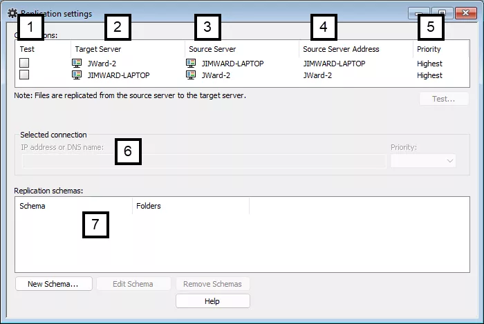 SOLIDWORKS PDM Replication Settings Dialog