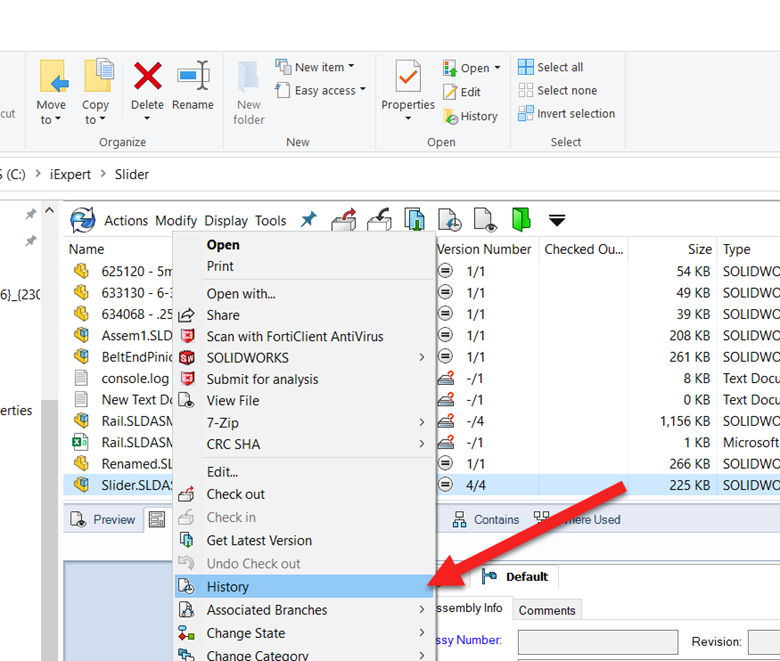 Feature Feud: SOLIDWORKS PDM Rollback Vs Checking In A Previous Version ...