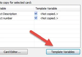 SOLIDWORKS PDM Template Variables Option