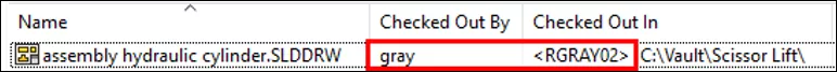 Example of Transferring File Ownership in SOLIDWORKS PDM