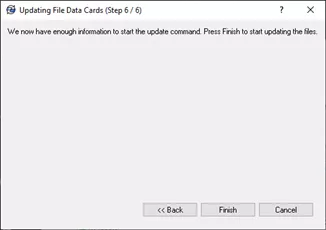 SOLIDWORKS PDM Updating File Data Cards Step 6/6