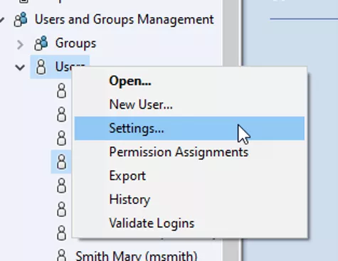 SOLIDWORKS PDM Settings via Users and Group Management