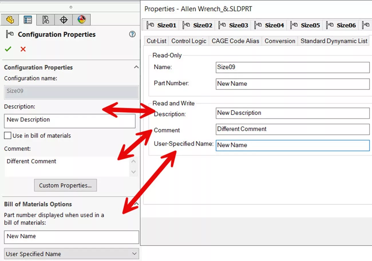 Validate Configuration Properties in SOLIDWORKS