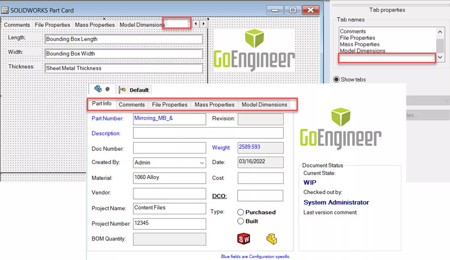 SOLIDWORKS PDM Variable Mapping Tips and Tricks