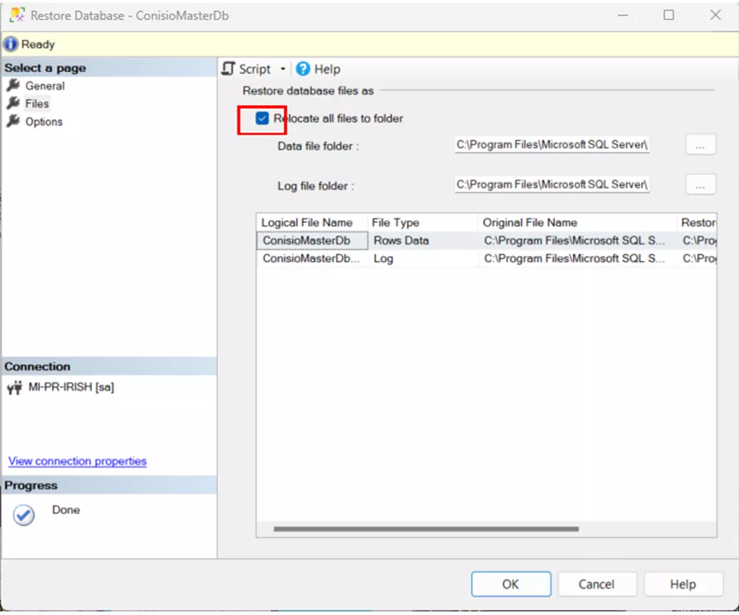 SOLIDWORKS PDM Vault Upgrade Relocate All Files to Folder Option