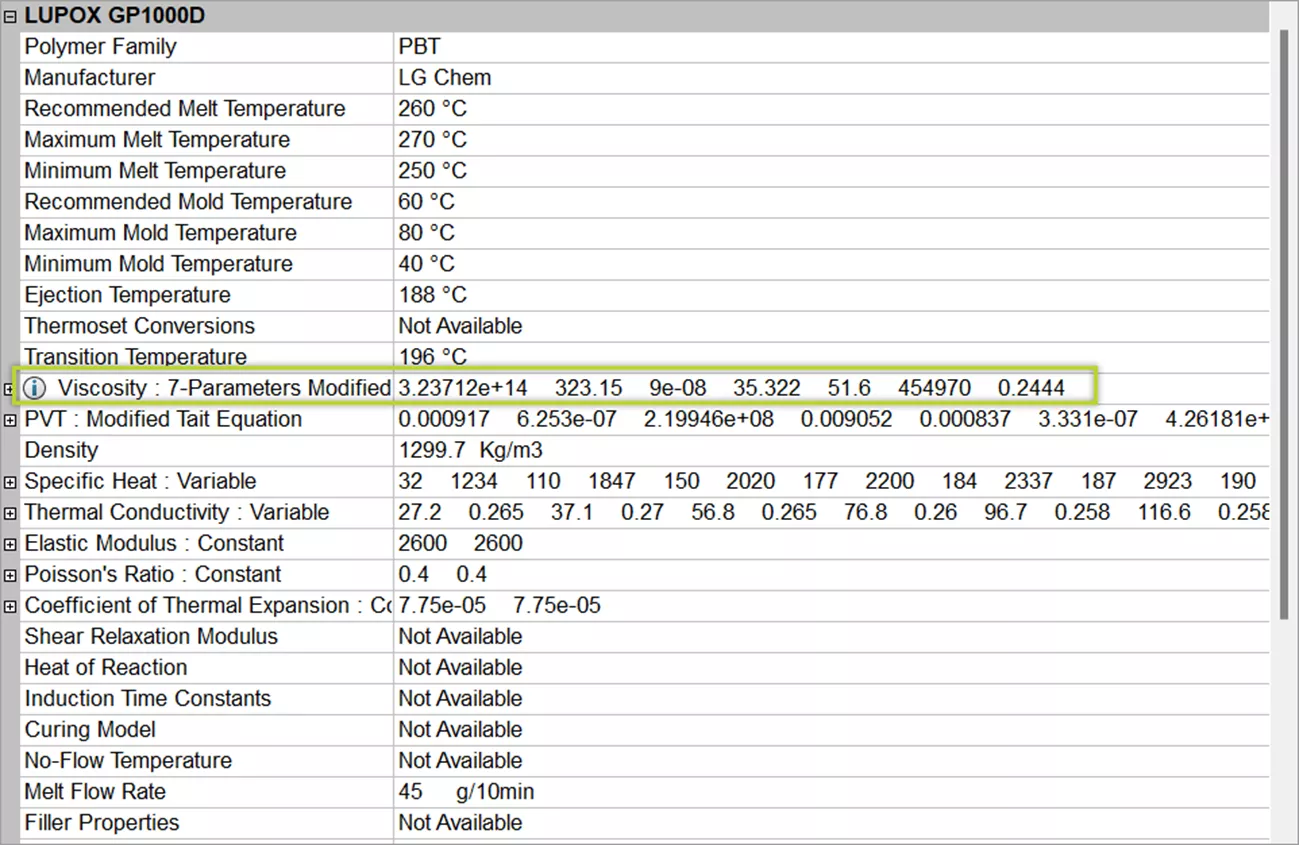 What's New SOLIDWORKS Plastics 2024 Simulation Pressure Dependent Viscosity 