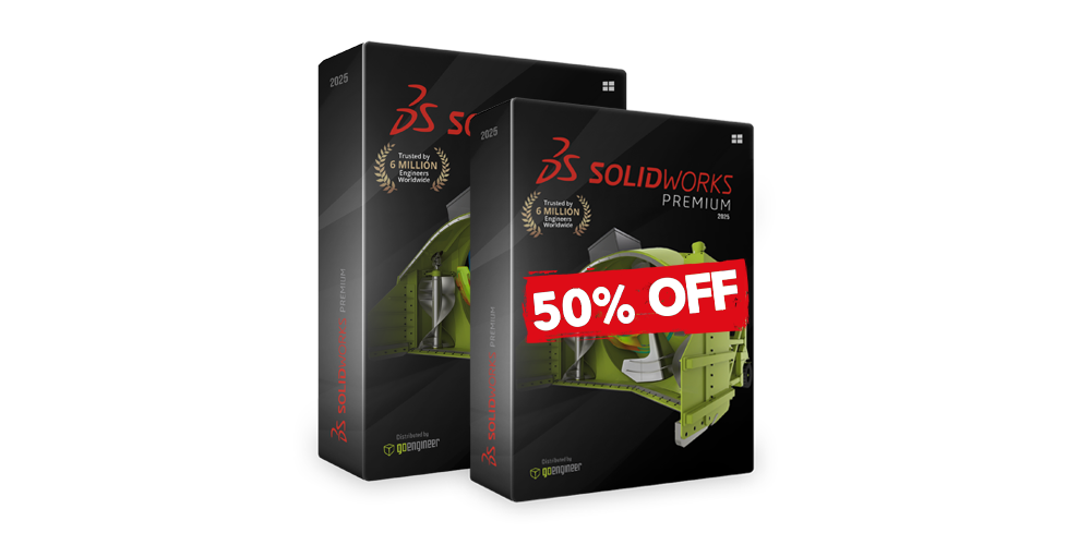 Buy 1 Seat of SOLIDWORKS and Get a 2nd 50% Off