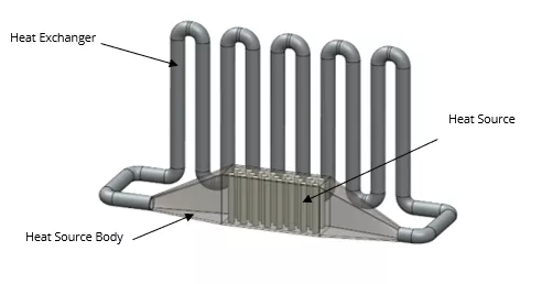SOLIDWORKS CAD Model of a Recirculating Flow Convection Heater