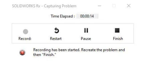 solidworks recording