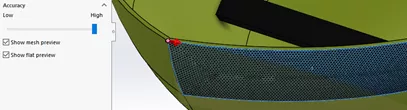 SOLIDWORKS Relief Cut with High Accuracy
