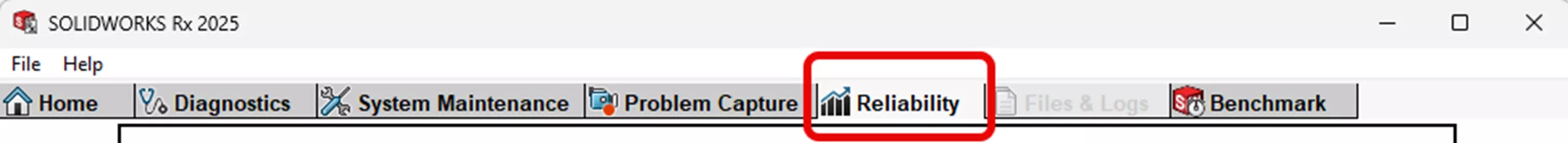 SOLIDWORKS Rx Reliability Report