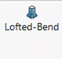 SOLIDWORKS Sheet Metal Lofted-Bend Icon 