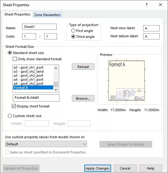 SOLIDWORKS Drawing Templates 