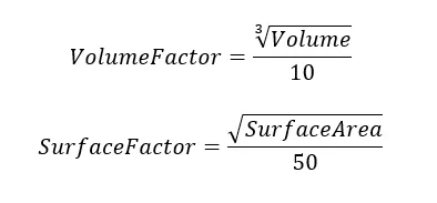 SOLIDWORKS Simulation Mesh Factor Equation