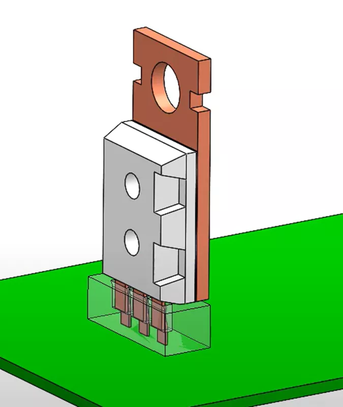 SOLIDWORKS Simulation Professional Temperature Distribution