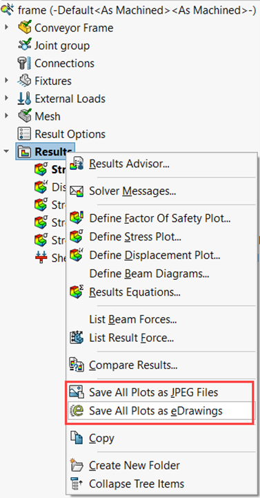 SOLIDWORKS Simulation Results Export Options | GoEngineer