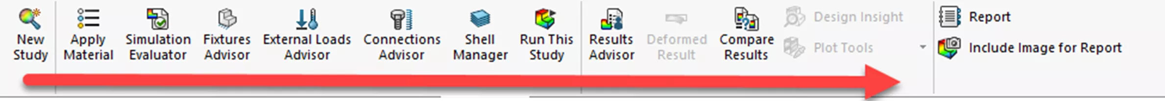 CommandManager Steps to Perform a SOLIDWORK Simulation Study