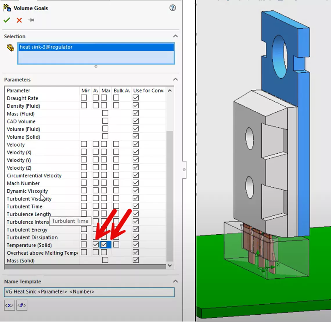 Set Volume Goals in SOLIDWORKS Simulation