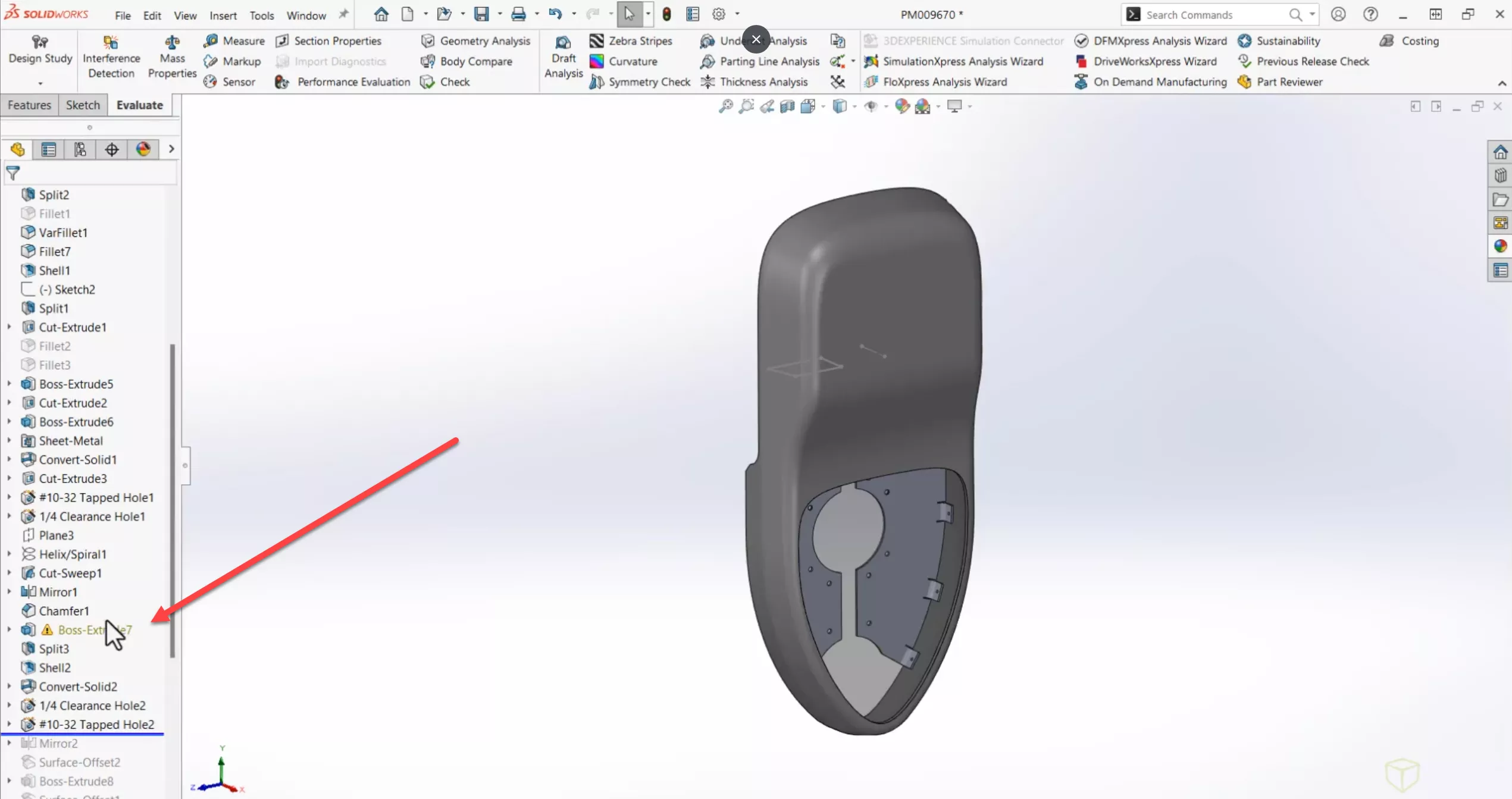 SOLIDWORKS Sketch Error