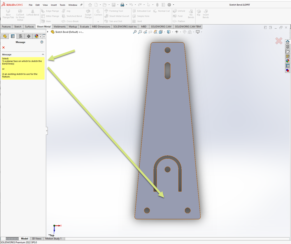 SOLIDWORKS Sheet Metal Sketched Bend Tutorial | GoEngineer