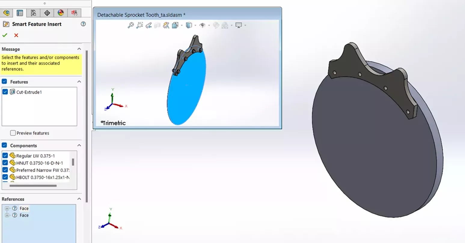 SOLIDWORKS Smart Components