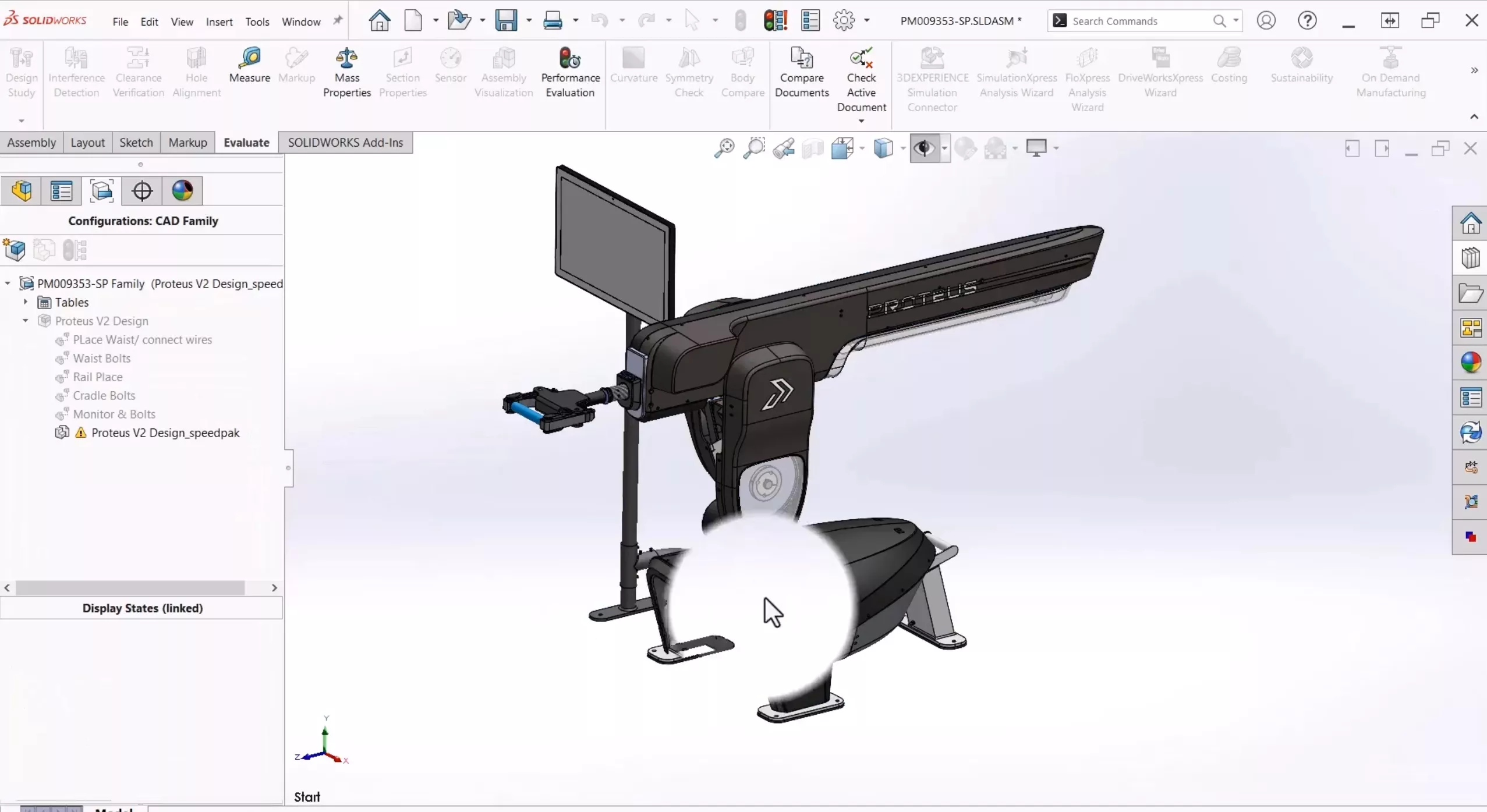 SOLIDWORKS SpeedPak Circles