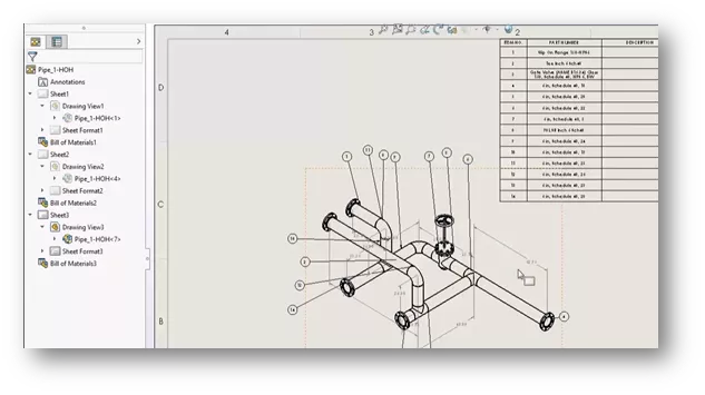 SOLIDWORKS Spool, Balloons, and BOMS