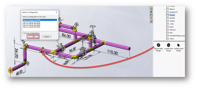 SOLIDWORKS Spool Feature