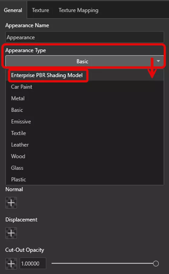 SOLIDWORKS Visualize Enterprise PBR Shading Model