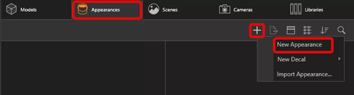 Create a New Appearance in SOLIDWORKS Visualize