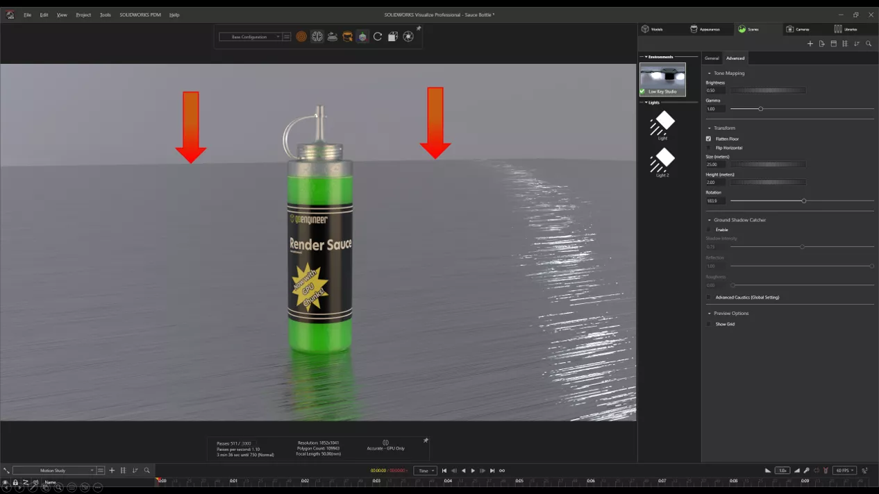 SOLIDWORKS Visualize Primitive Shapes