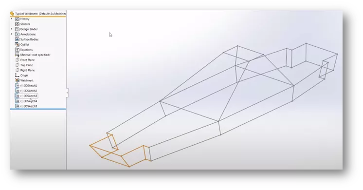 SOLIDWORKS Weldment Setup