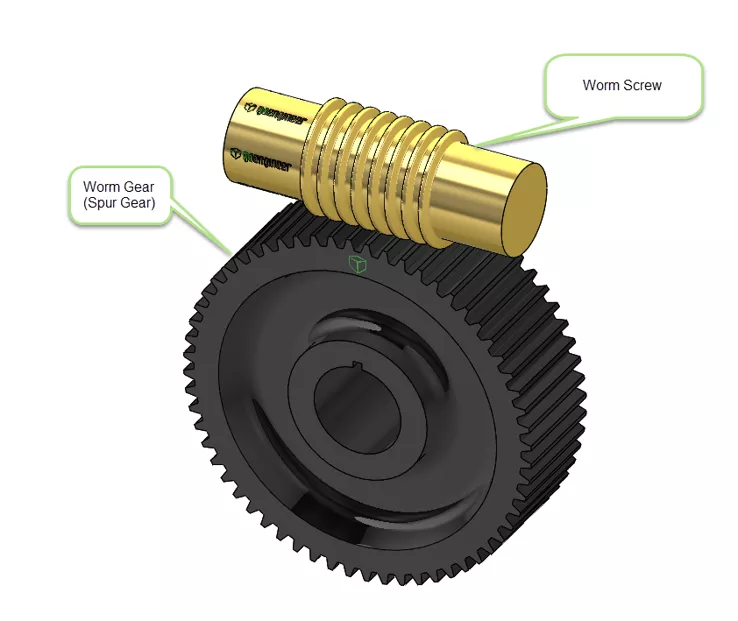 SOLIDWORKS Worm Drive