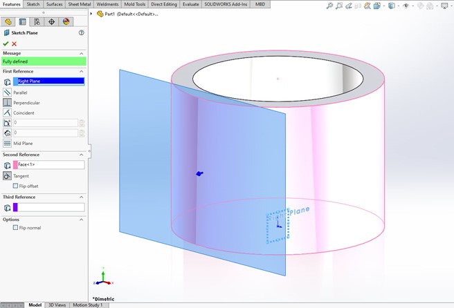 How to sketch on a curved surface in SolidWorks  Mechanitec Design