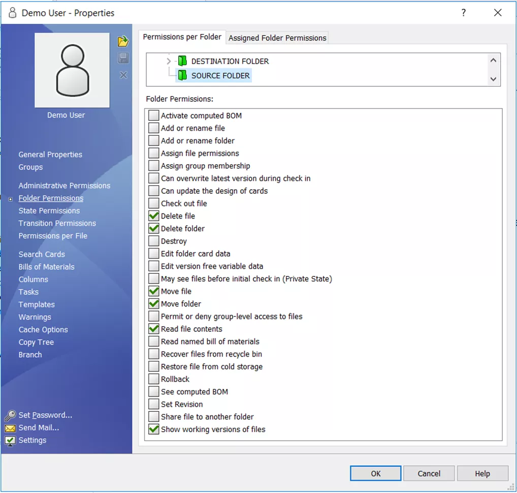 Source Folder Permissions in SOLIDWORKS PDM 