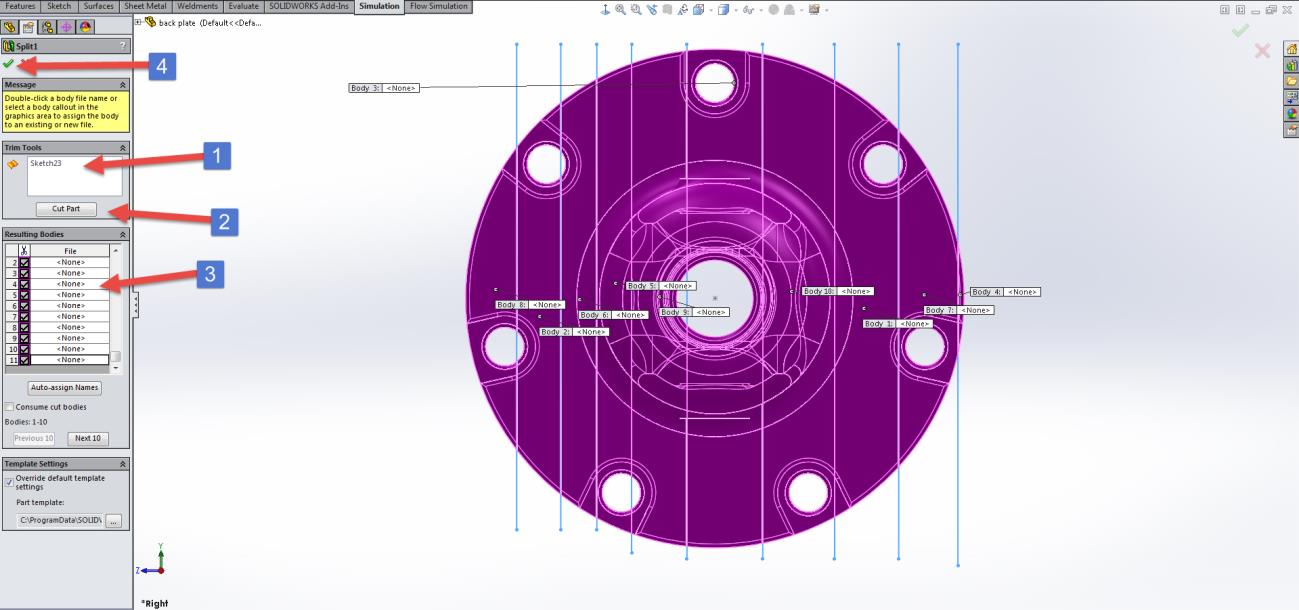 split lines solidworks