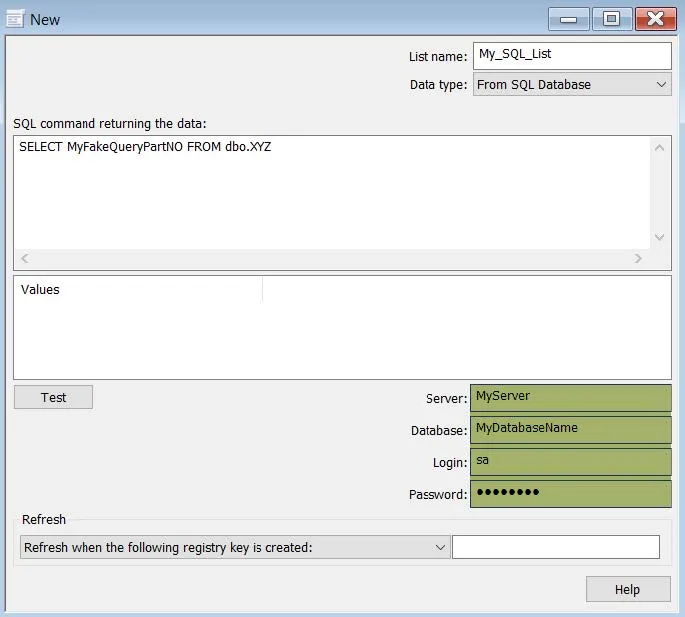 SQL command returning the data