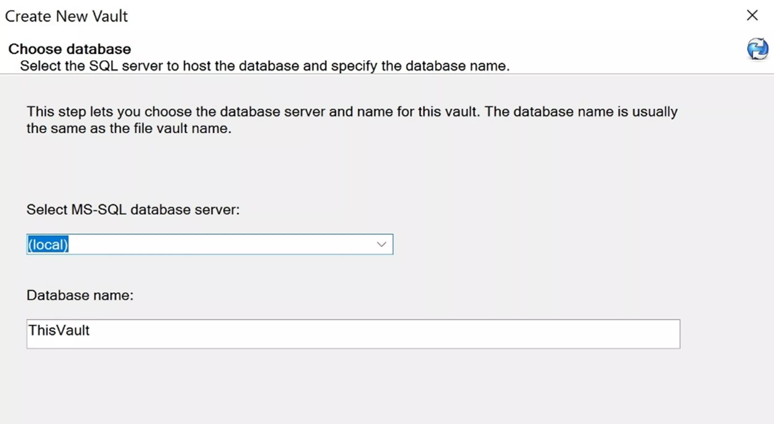 SQL Database Server Instance SOLIDWORKS PDM 