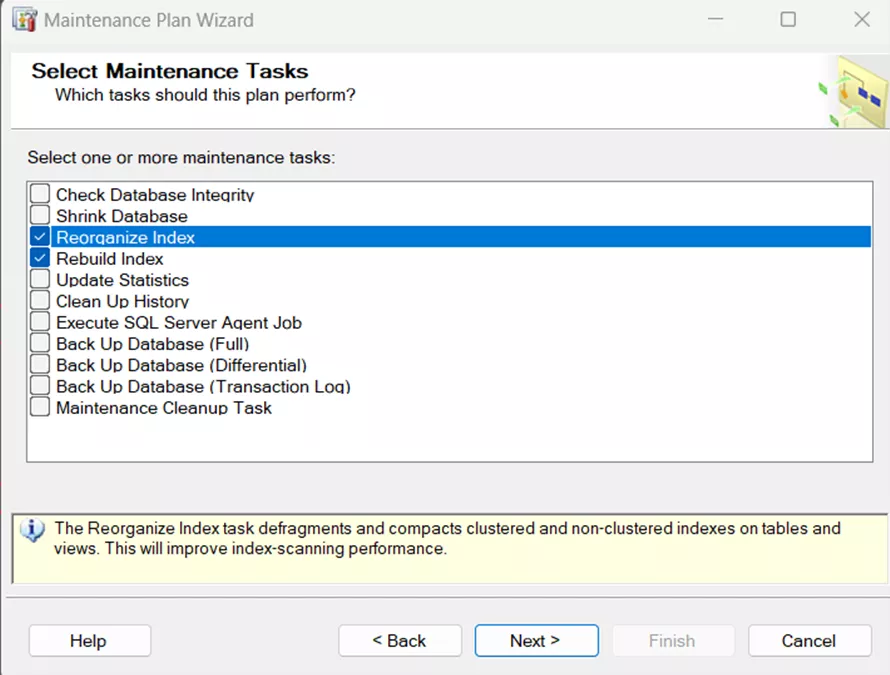 SOLIDWORKS PDM Professional Automated SQL Backup Create a Reorganize and Rebuild Plan