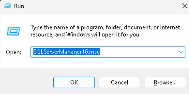 SQL Server Run Prompt