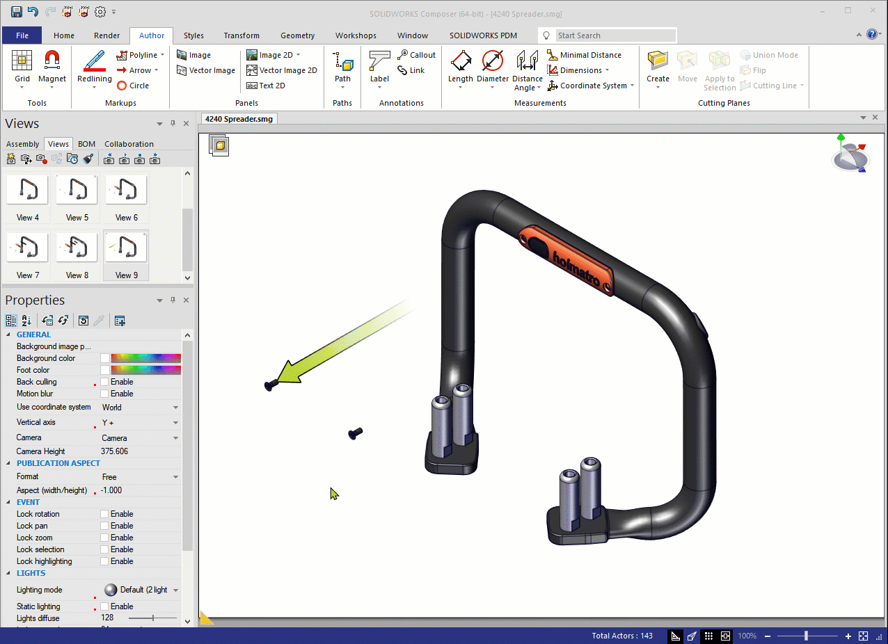Standardizing SOLIDWORKS Composer Projects with Styles
