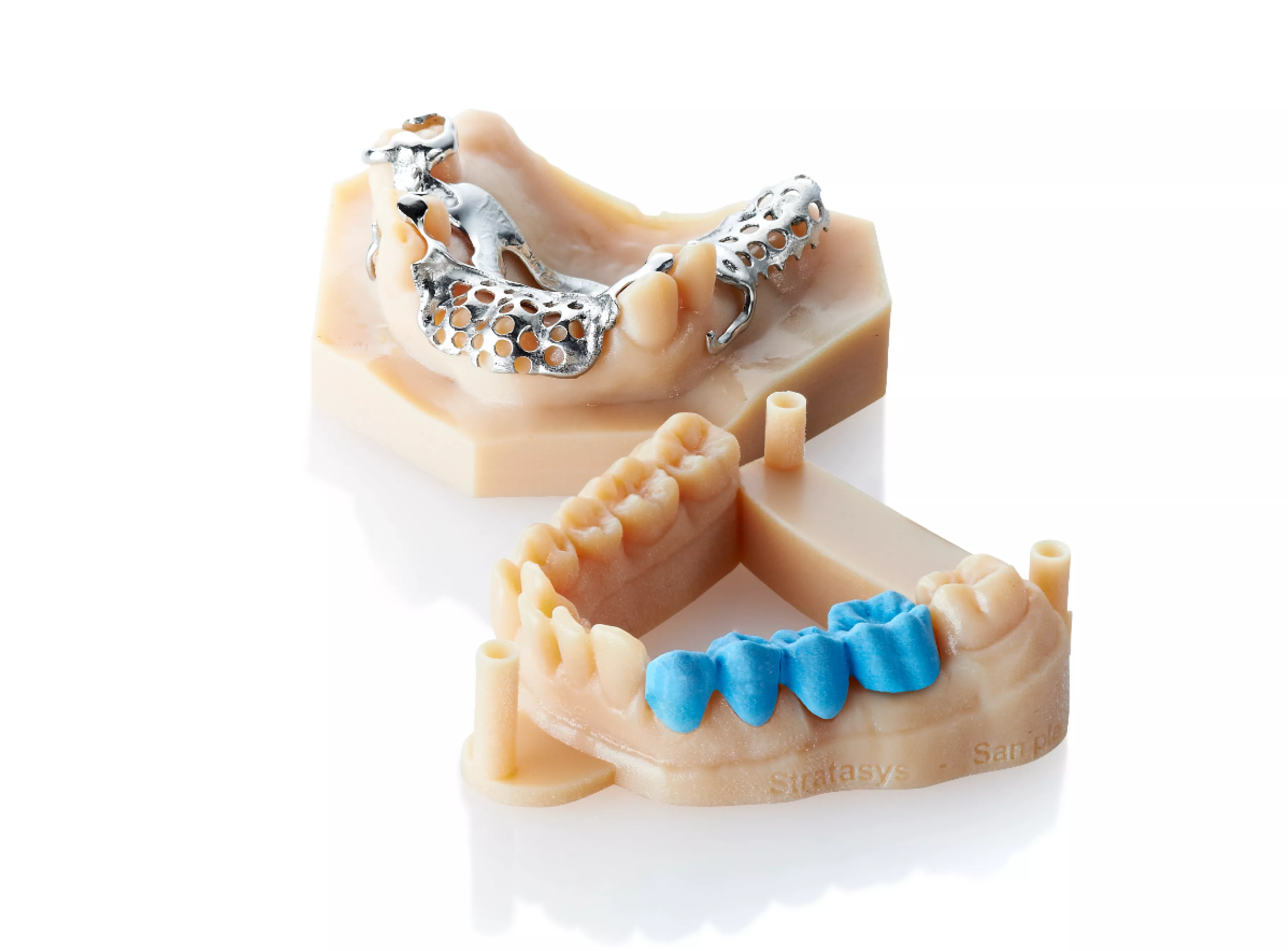 Stratasys Dental 3D printed frameworks in MED610 material