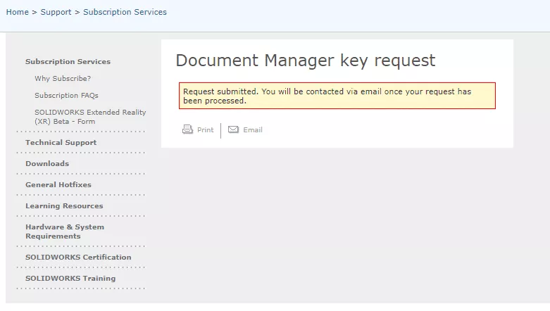 How to Request a License for the SOLIDWORKS Document Manager API