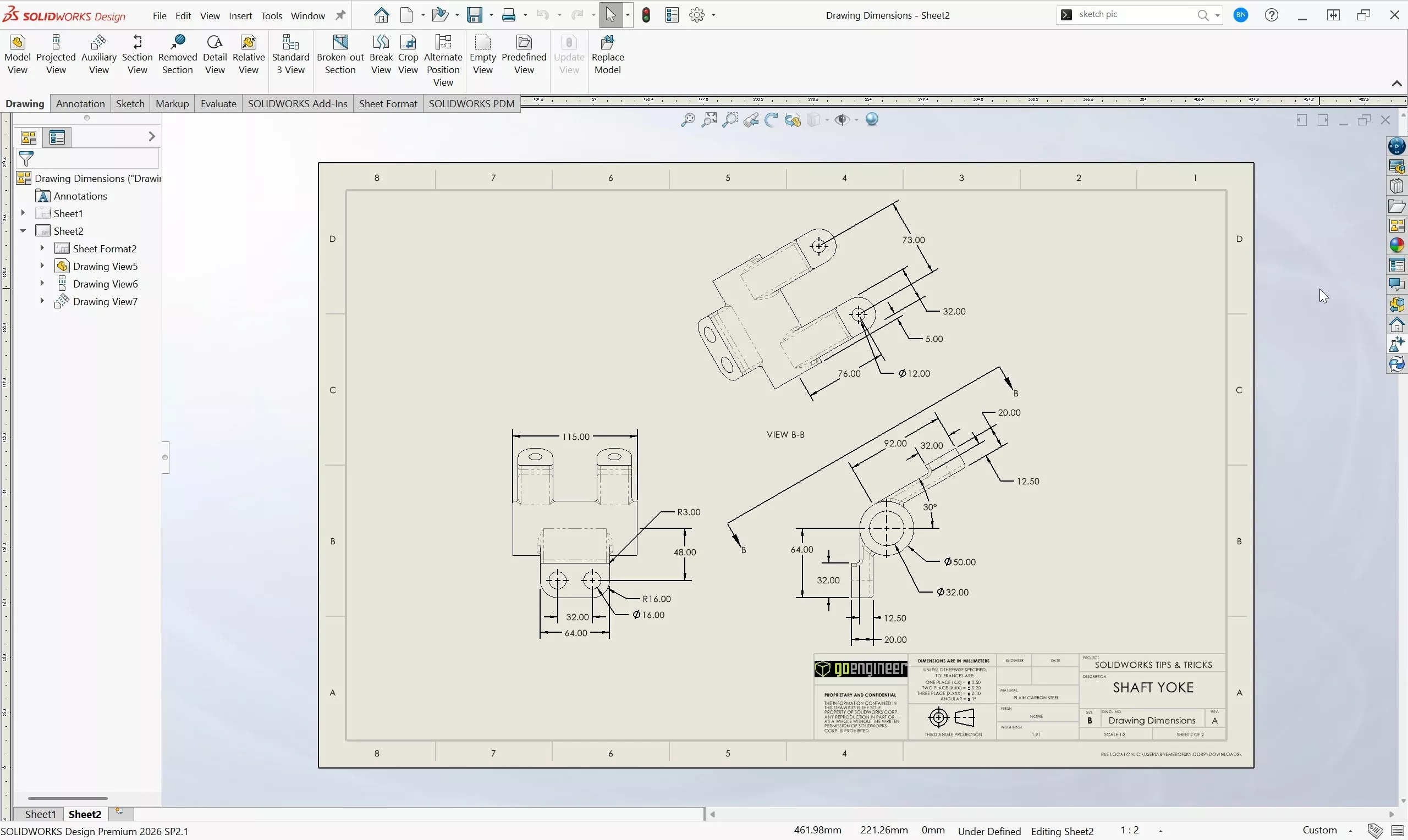 Watch SOLIDWORKS Drawing Tips & Tricks On-Demand Webinar.