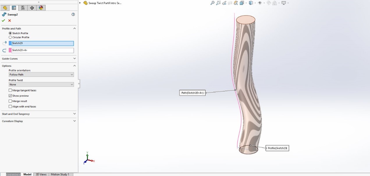 How could I combine these contours to be able to extrude a crosslike  figure  rSolidWorks