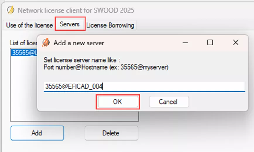 SWOOD Network Client Servers
