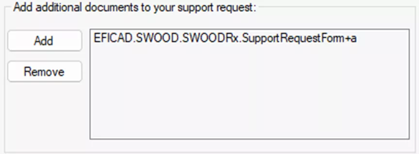SWOOD Rx Add Additional Documents